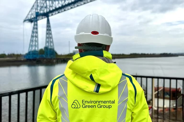 man with high-vis