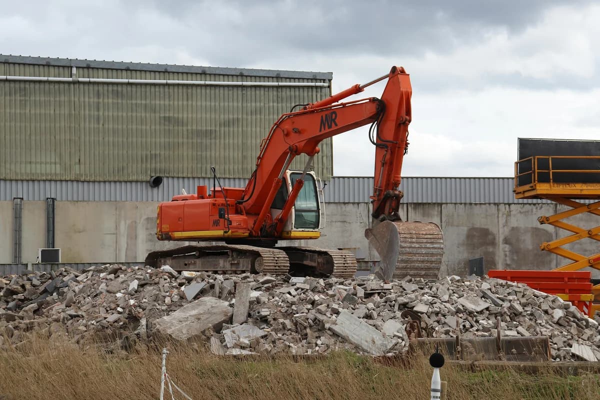 Industrial demolition - safely executed, thoroughly documented.